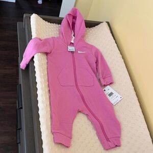 9 month girl Nike one piece zip up